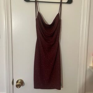 Maroon/Purple Sparkly Dress